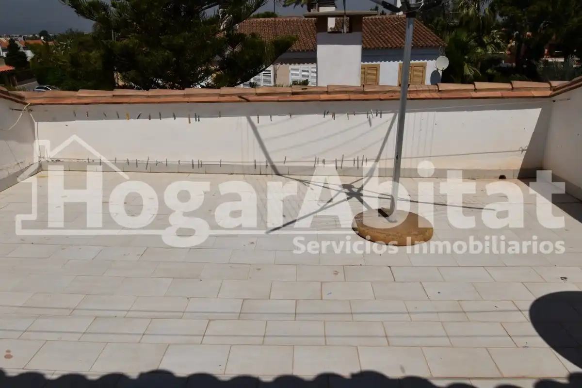 Terrassa de Casa o xalet en venda en Burriana / Borriana amb Calefacció, Jardí privat i Terrassa