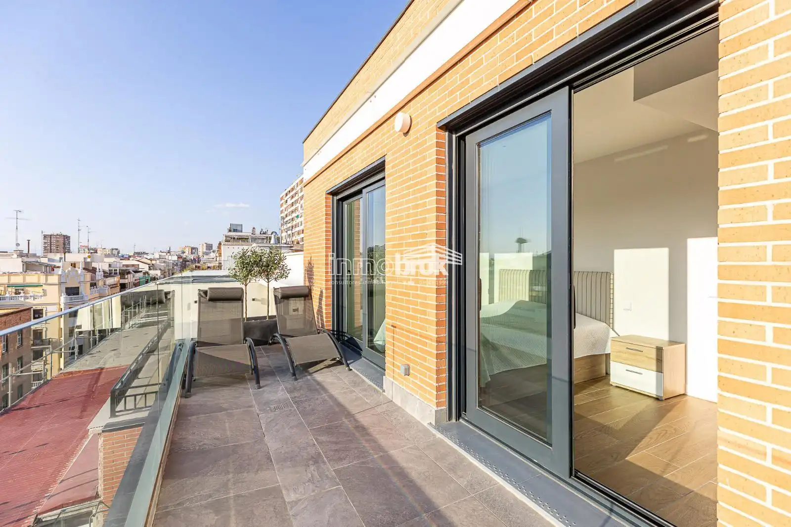 Terraza de Ático de alquiler en Madrid con Aire acondicionado, Calefacción y Terraza