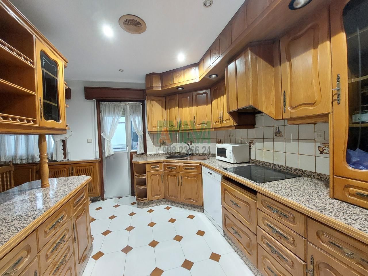Kitchen of Flat for sale in Ourense Capital   with Heating, Parquet flooring and Storage room