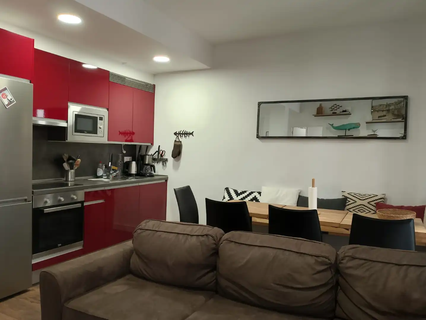 Cocina de Piso de alquiler en Donostia - San Sebastián  con Calefacción y Balcón