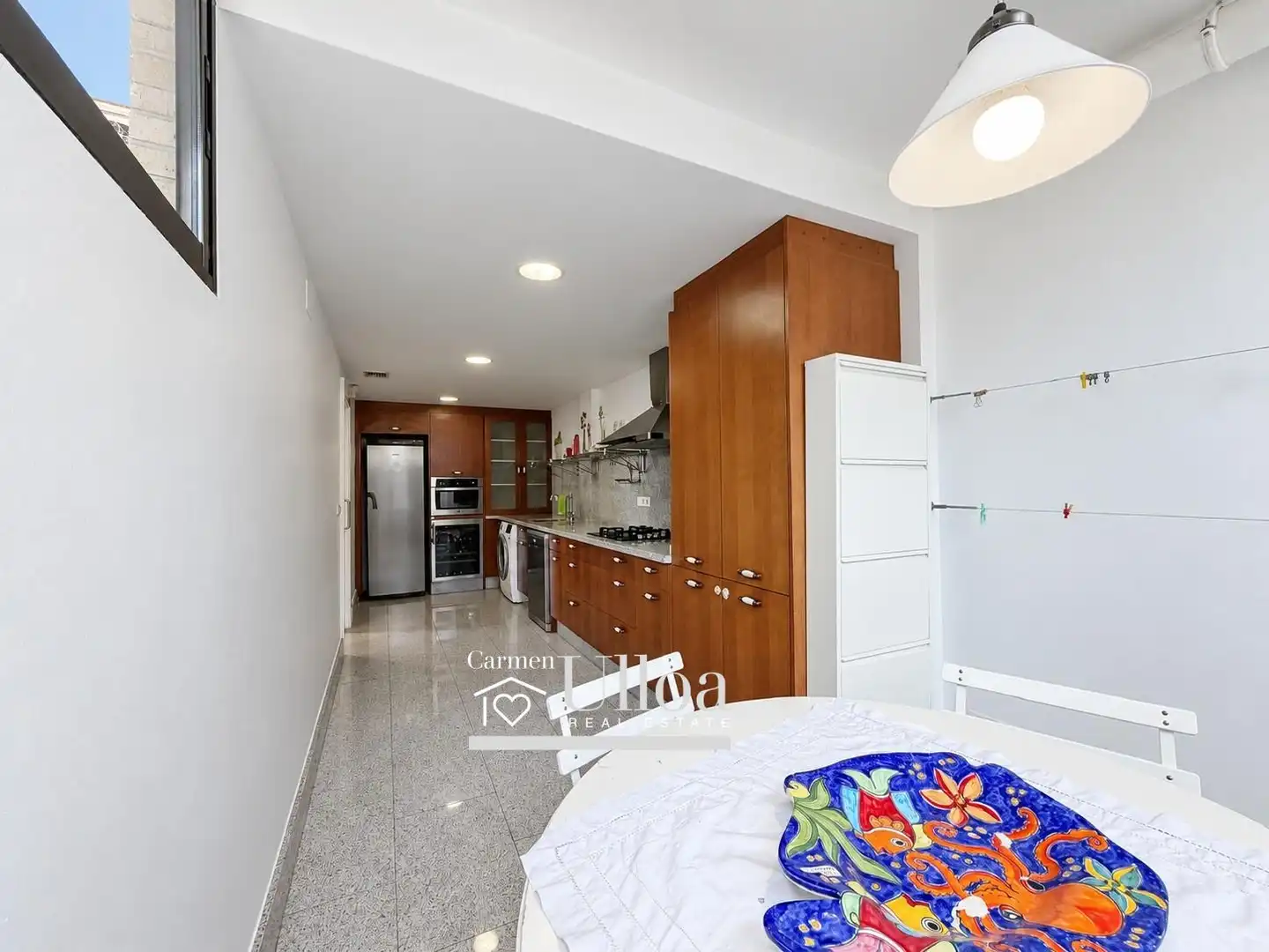 Cocina de Casa o chalet en venta en Alicante / Alacant con Aire acondicionado, Calefacción y Jardín privado