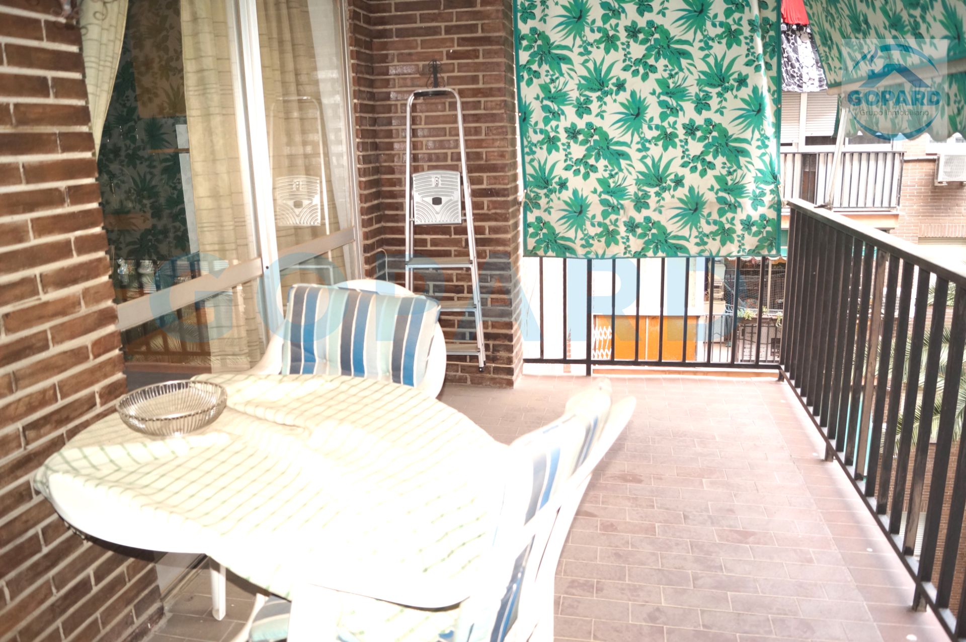 Terrace of Flat for sale in Móstoles  with Heating, Terrace and Furnished