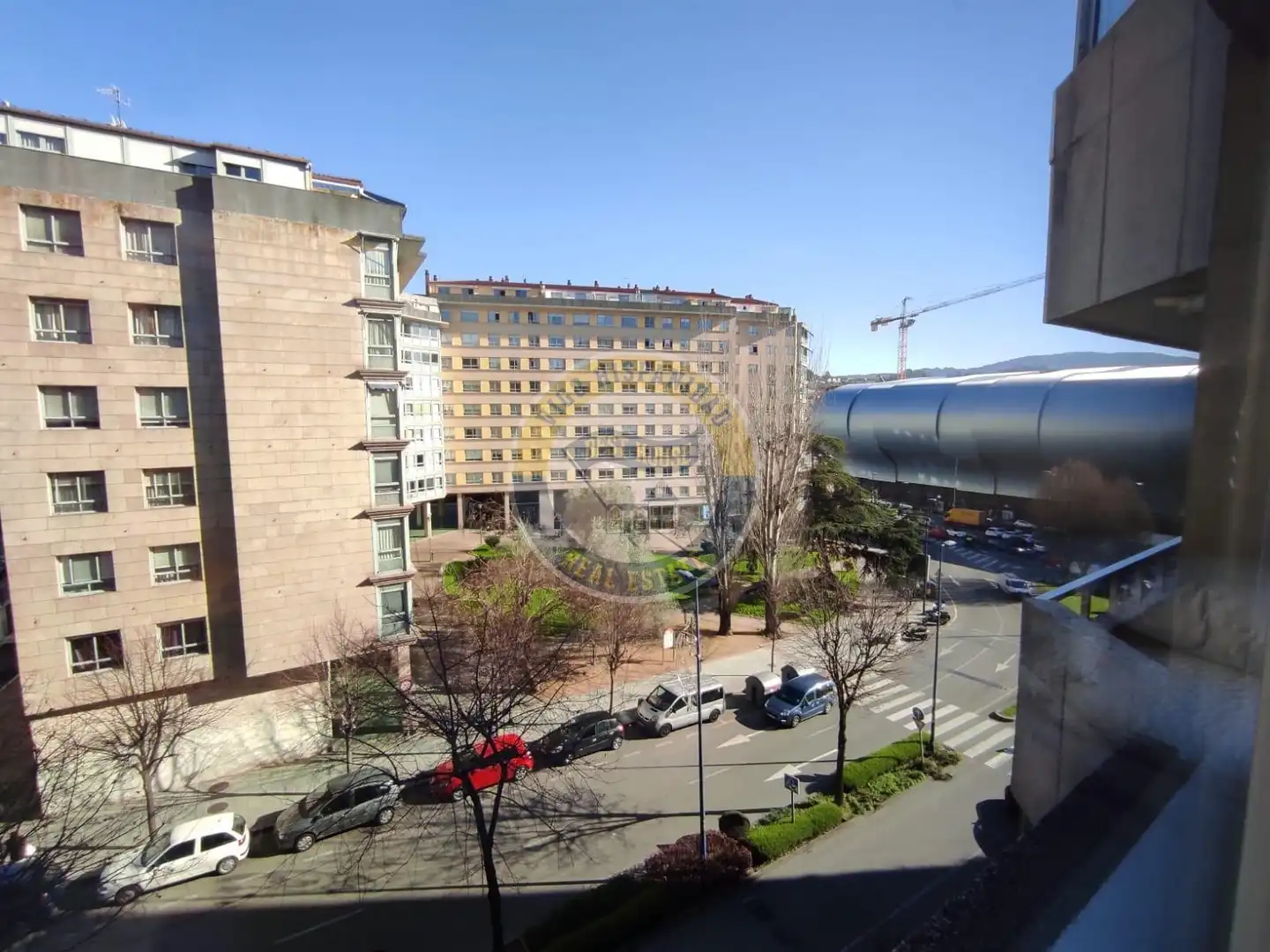Vista exterior de Pis de lloguer en Vigo  amb Calefacció, Parquet i Moblat