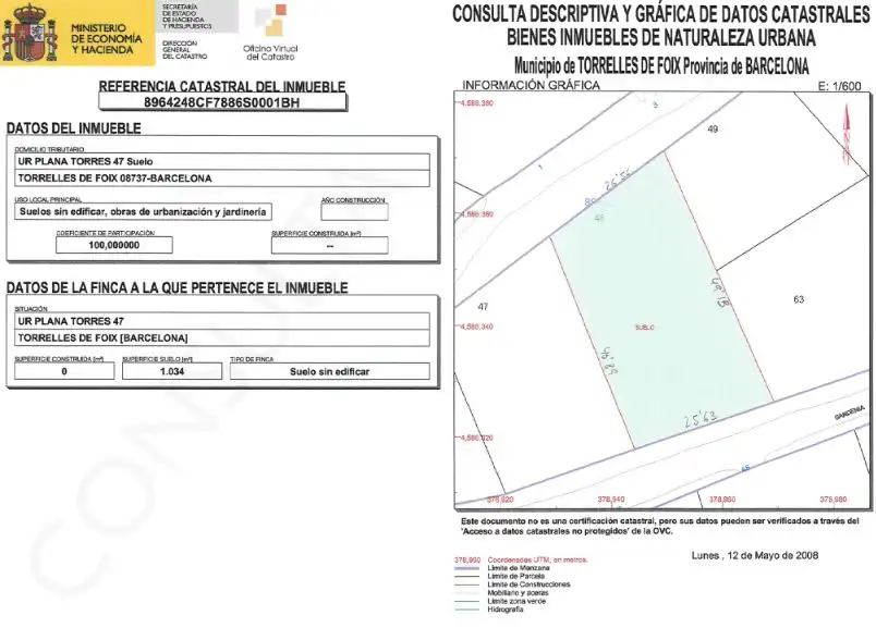 Wohnbaugrundstück zum Verkauf in Carrer Tulipa 4