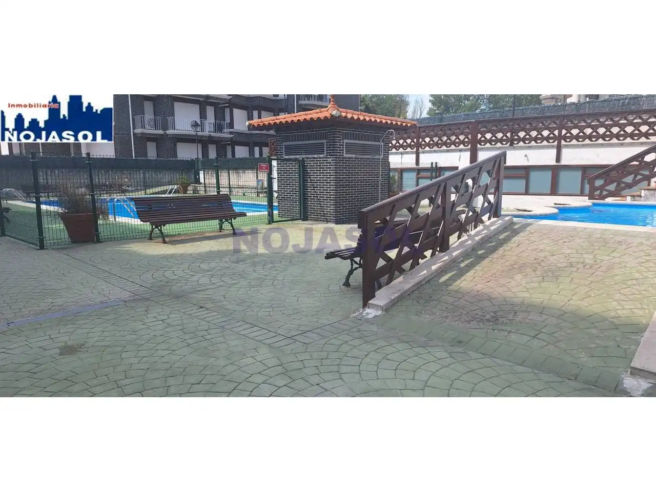 Terraza de Apartamento de alquiler en Noja con Calefacción, Terraza y Amueblado