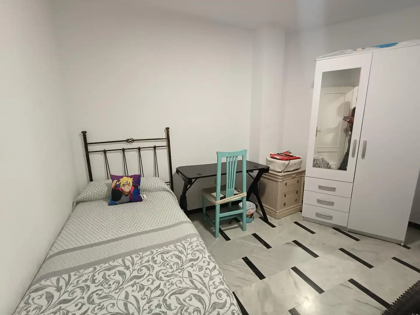 Schlafzimmer von Wohnung zur Miete in Chauchina mit Möbliert und Balkon