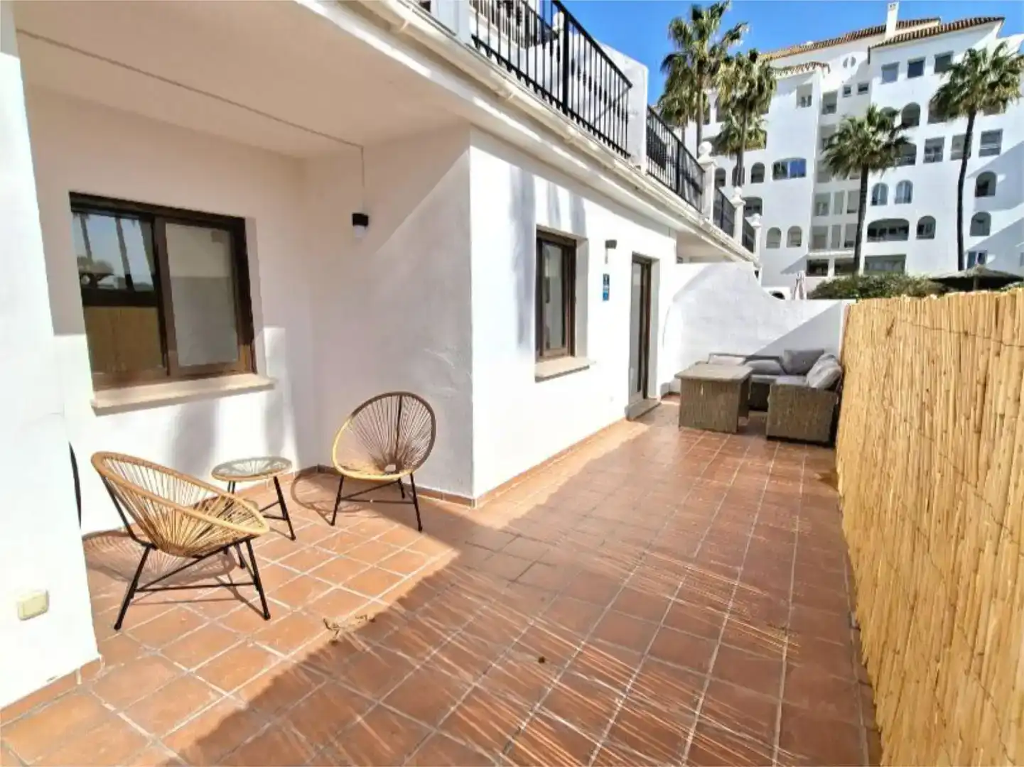 Terrace of Flat for sale in Manilva  with Air Conditioner and Swimming Pool