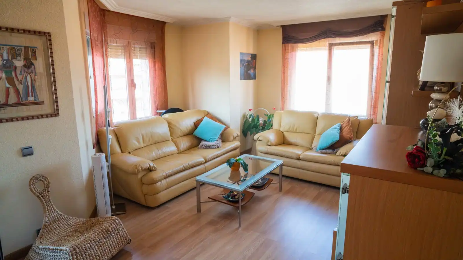 Sala de estar de Piso en venta en Salamanca con Calefacción, Parquet y Amueblado