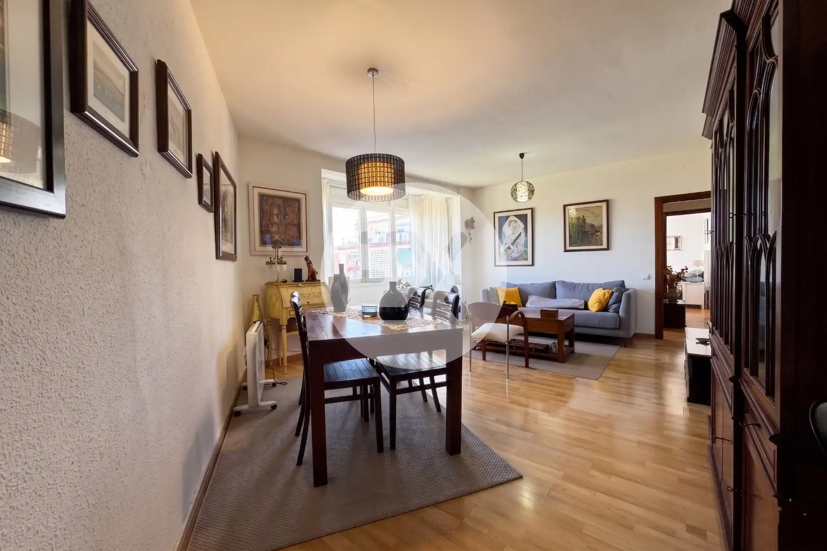 Sala de estar de Piso en venta en Castelldefels con Aire acondicionado y Parquet