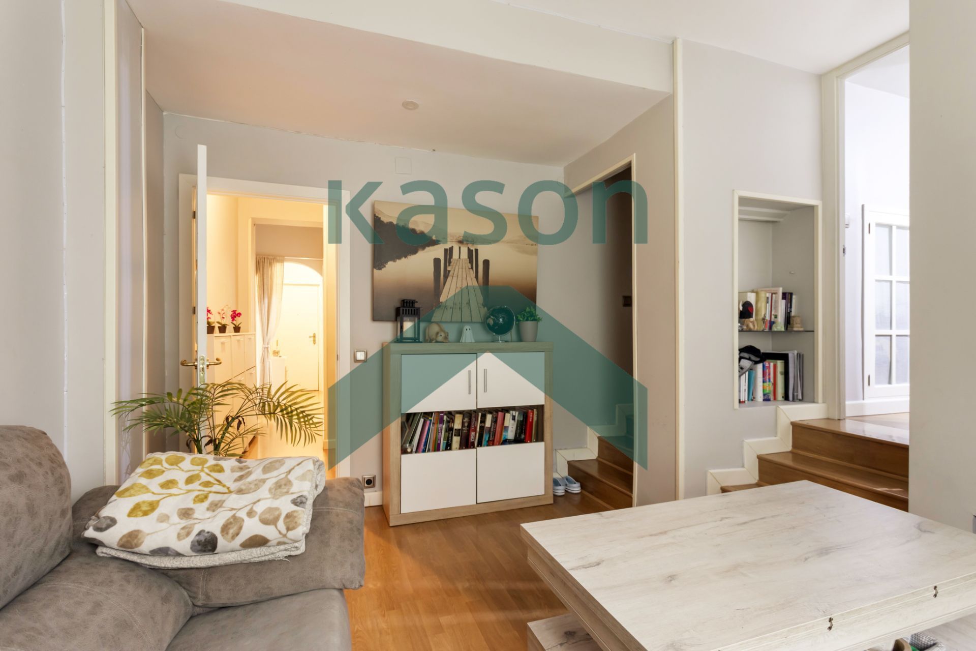 Sala de estar de Piso en venta en  Madrid Capital con Aire acondicionado y Calefacción