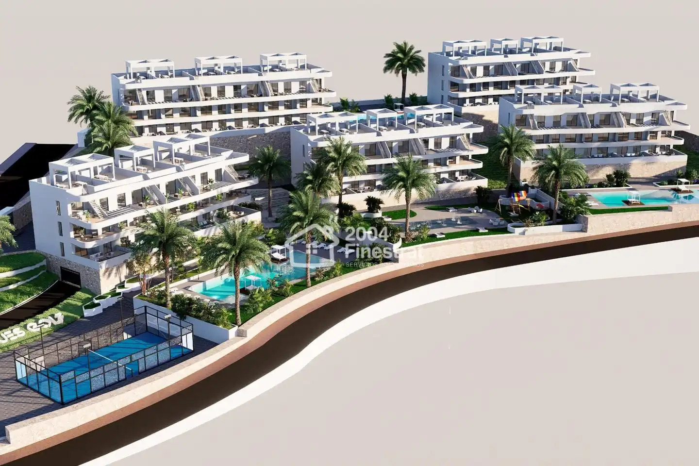 Vista exterior de Planta baixa en venda en Finestrat amb Terrassa i Piscina comunitària