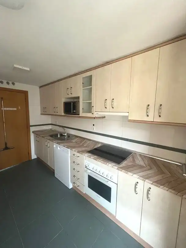 Kitchen of Flat for rent in Madrid  with Air Conditioner, Heating and Private garden