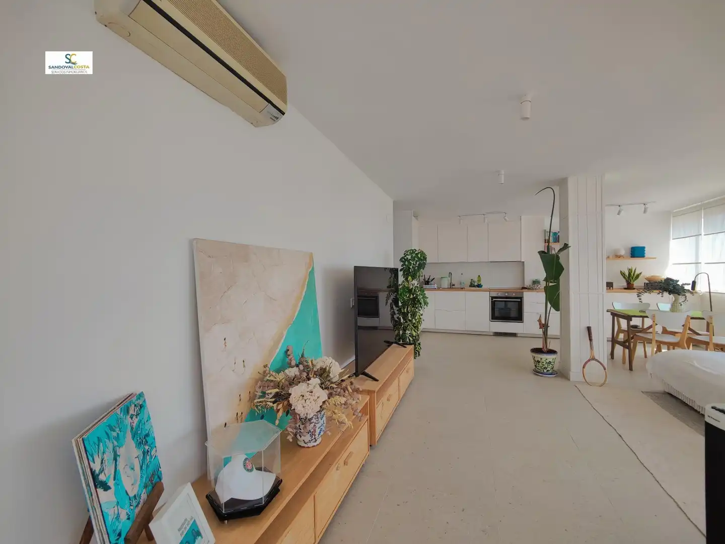 Wohnzimmer von Wohnung zur Miete in Alicante / Alacant mit Klimaanlage und Möbliert