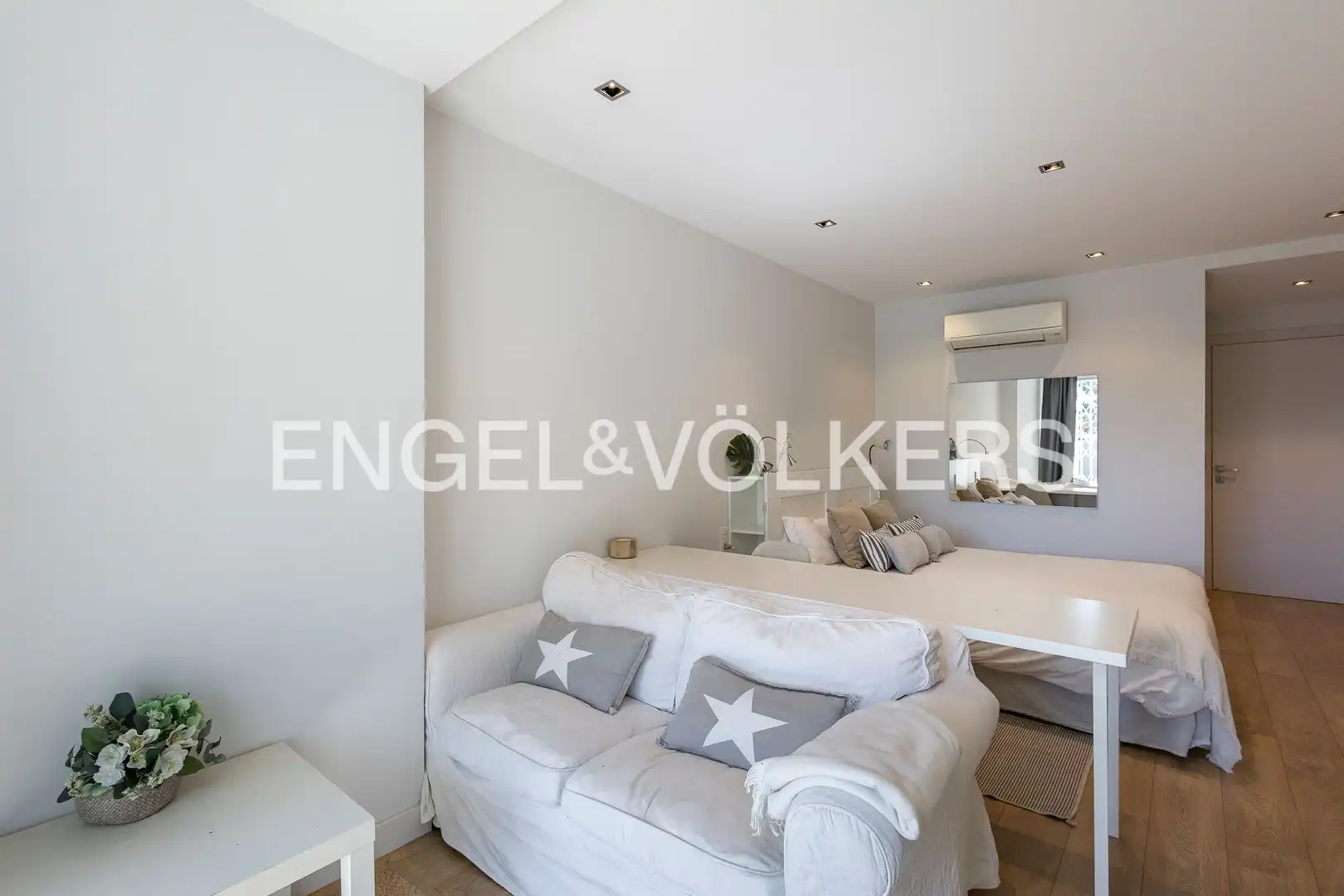 Sala de estar de Casa o chalet de alquiler en Barcelona con Aire acondicionado, Calefacción y Jardín privado