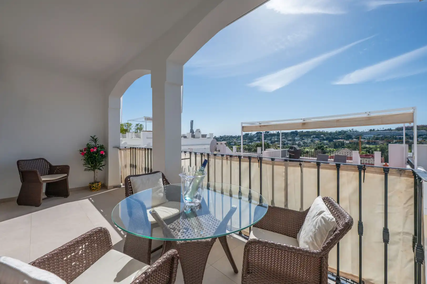 Terraza de Casa adosada en venta en Marbella con Aire acondicionado, Terraza y Piscina