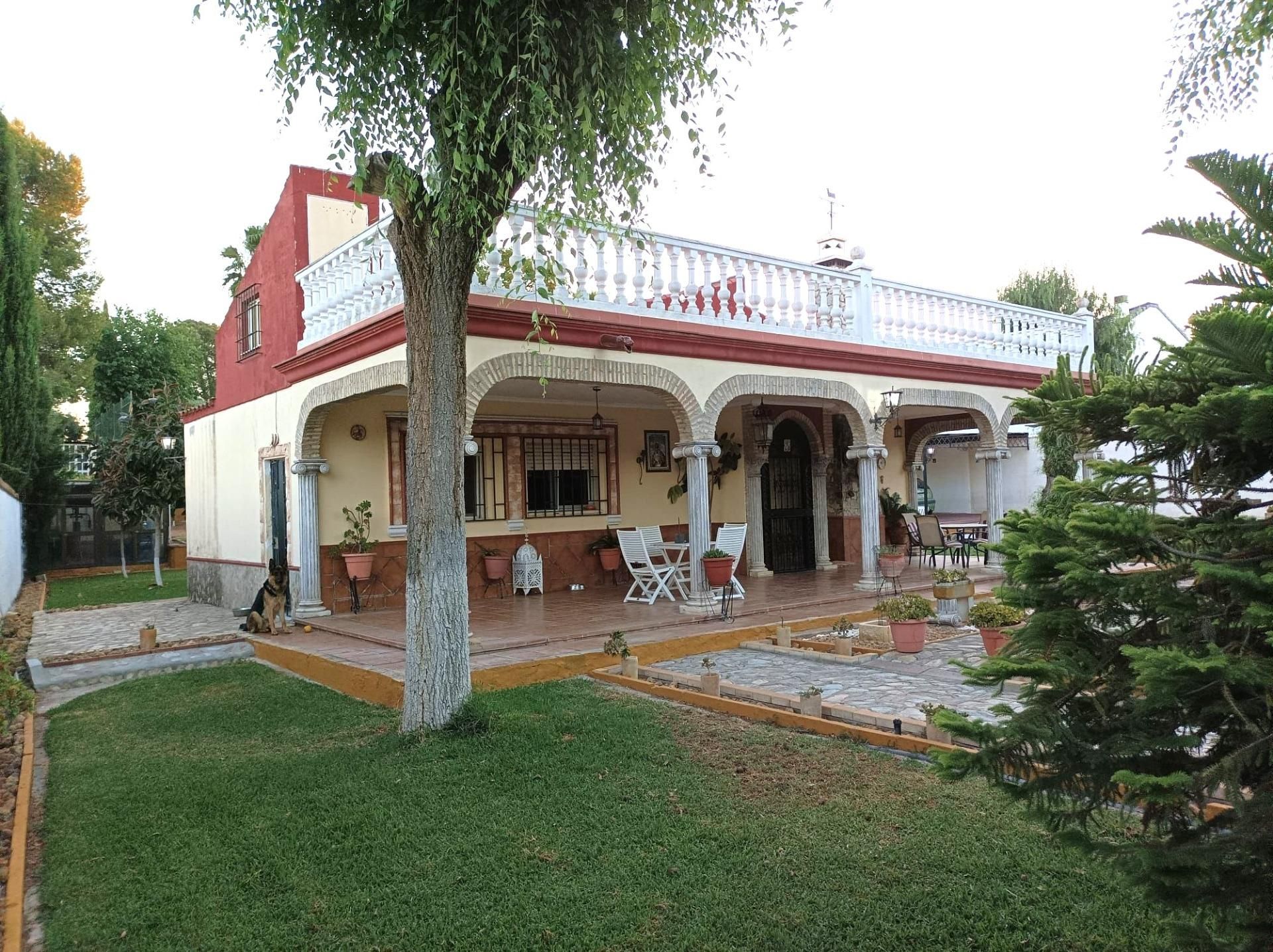 Jardí de Casa o xalet en venda en Alcalá de Guadaira amb Aire condicionat, Jardí privat i Terrassa
