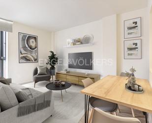 Sala d'estar de Apartament de lloguer en  Madrid Capital amb Aire condicionat, Calefacció i Terrassa