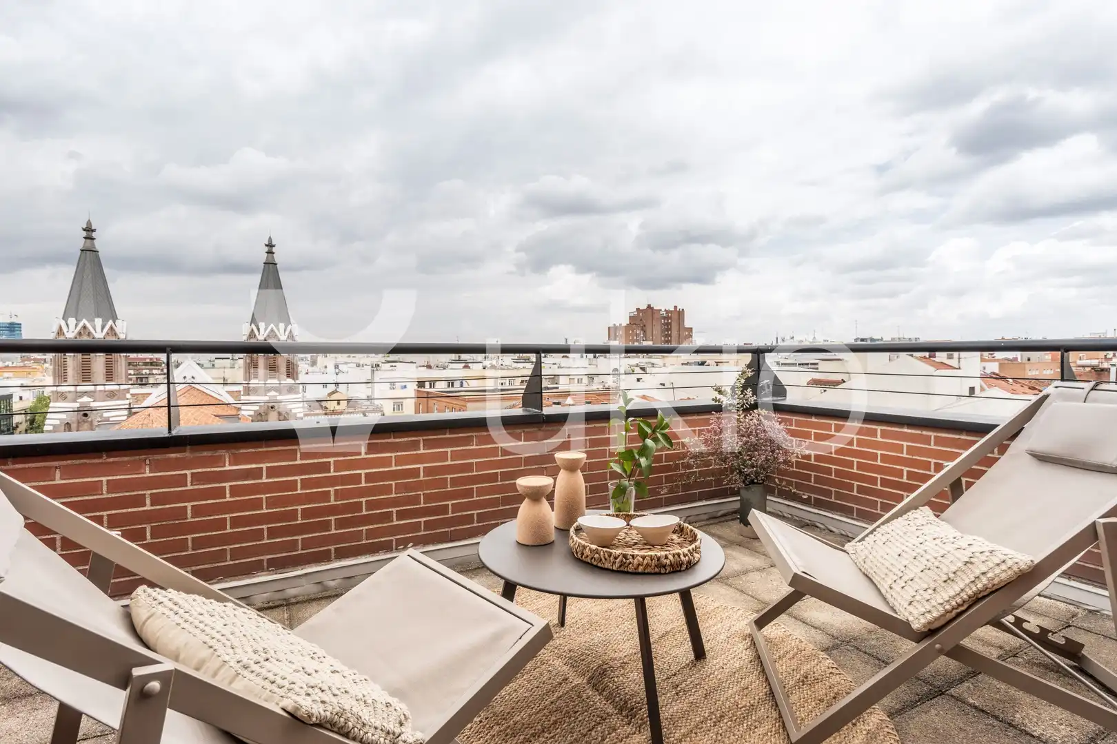 Terrasse von Maisonette zur Miete in Madrid mit Klimaanlage, Heizung und Terrasse
