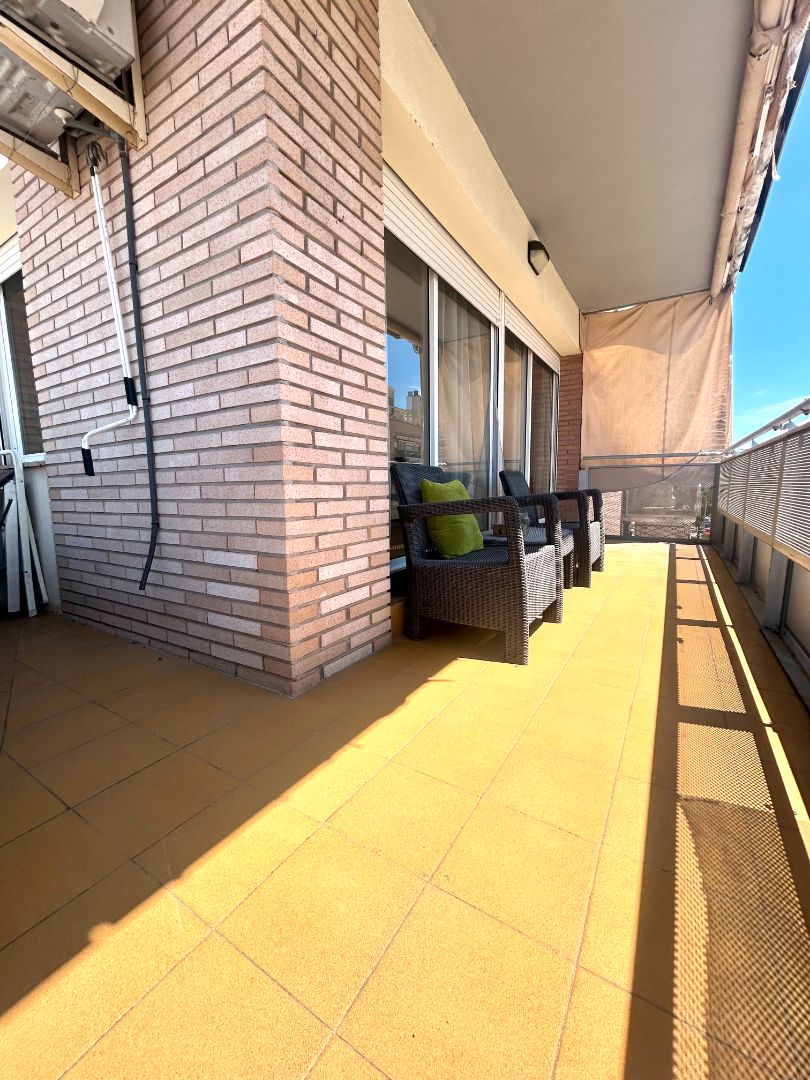 Terrace of Flat for sale in Terrassa  with Air Conditioner, Heating and Parquet flooring