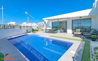 Schwimmbecken von Haus oder Chalet zum verkauf in Finestrat mit Klimaanlage, Terrasse und Schwimmbad