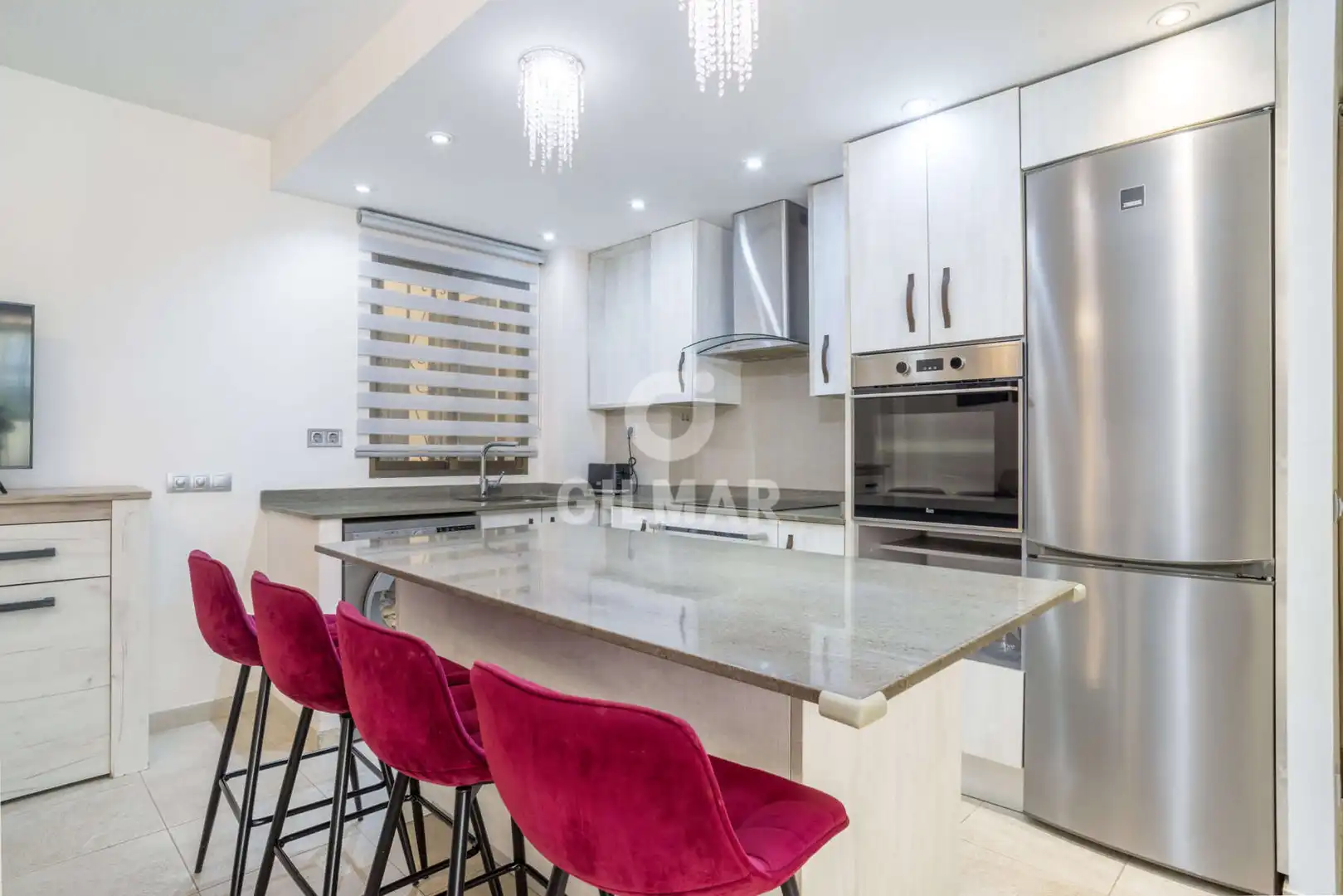 Cocina de Planta baja en venta en Estepona con Calefacción, Jardín privado y Piscina