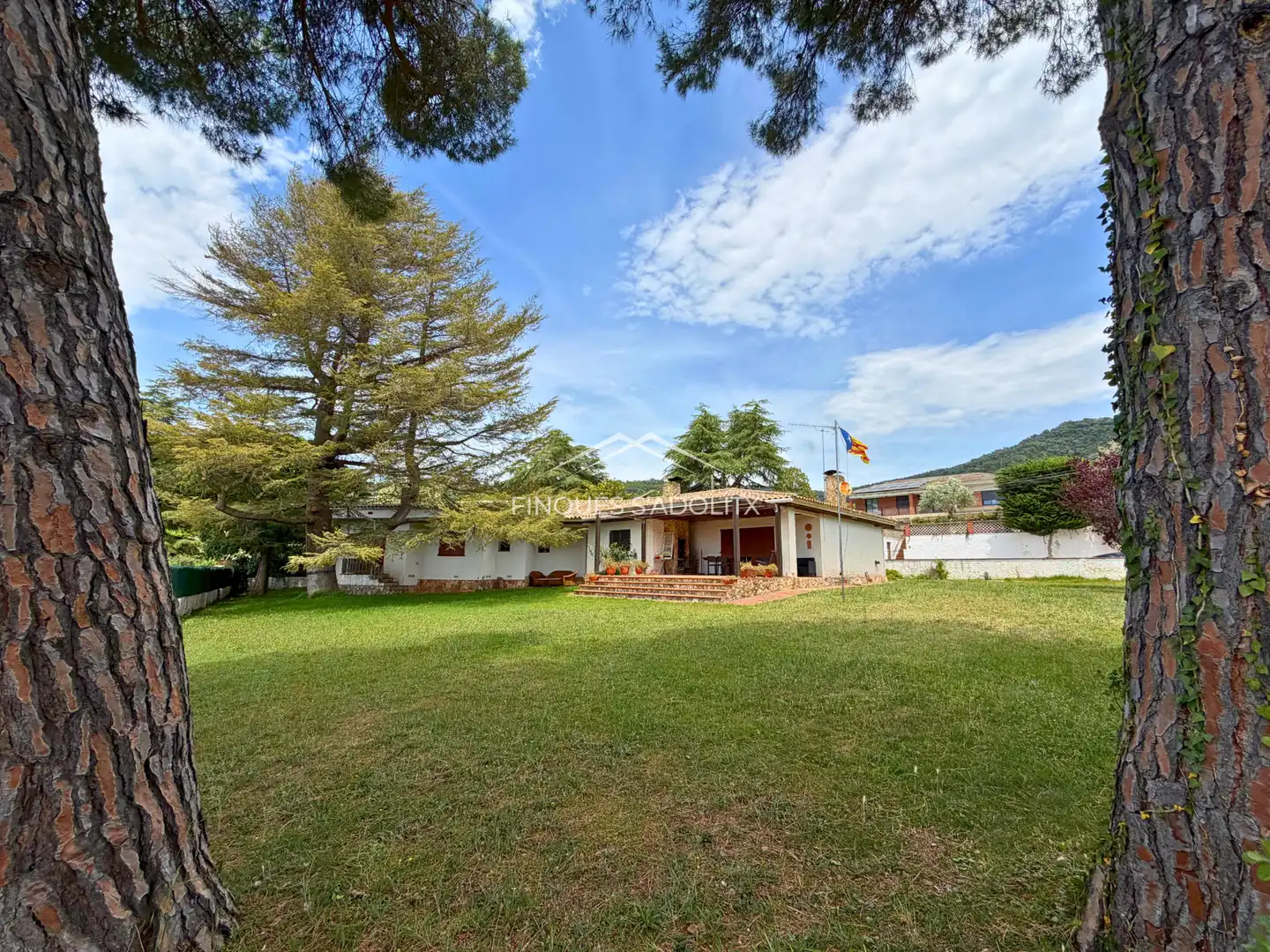 Vista exterior de Casa o xalet en venda en Santa Cristina d'Aro amb Calefacció, Jardí privat i Parquet