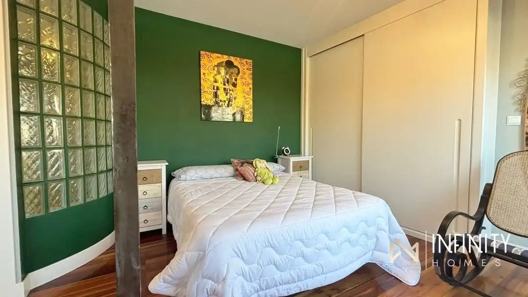 Bedroom of Flat for rent in Bilbao   with Heating and Terrace