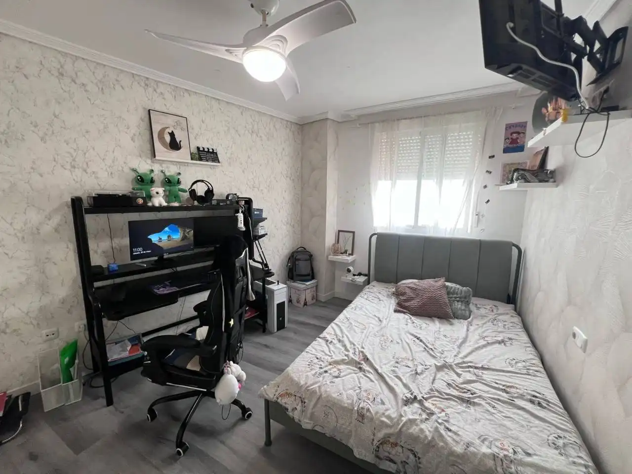 Schlafzimmer von Wohnungen zum Verkauf in Burriana / Borriana mit Klimaanlage, Heizung und Abstellraum