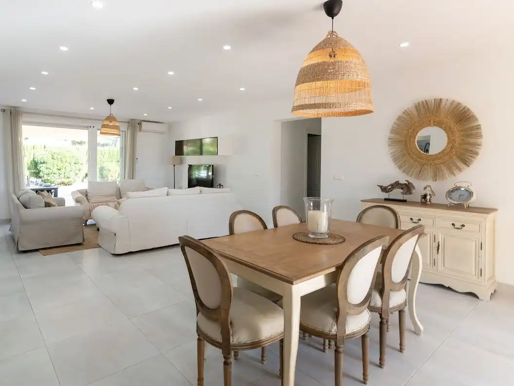 Dining room of Houses for rent in Jávea / Xàbia  with Air Conditioner, Private garden and Terrace
