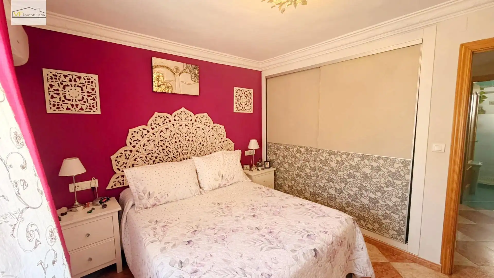 Bedroom of Flat for sale in Málaga  with Air Conditioner and Heating