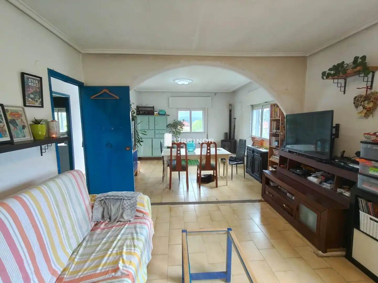 Sala de estar de Casa o chalet en venta en Leiro con Jardín privado y Balcón