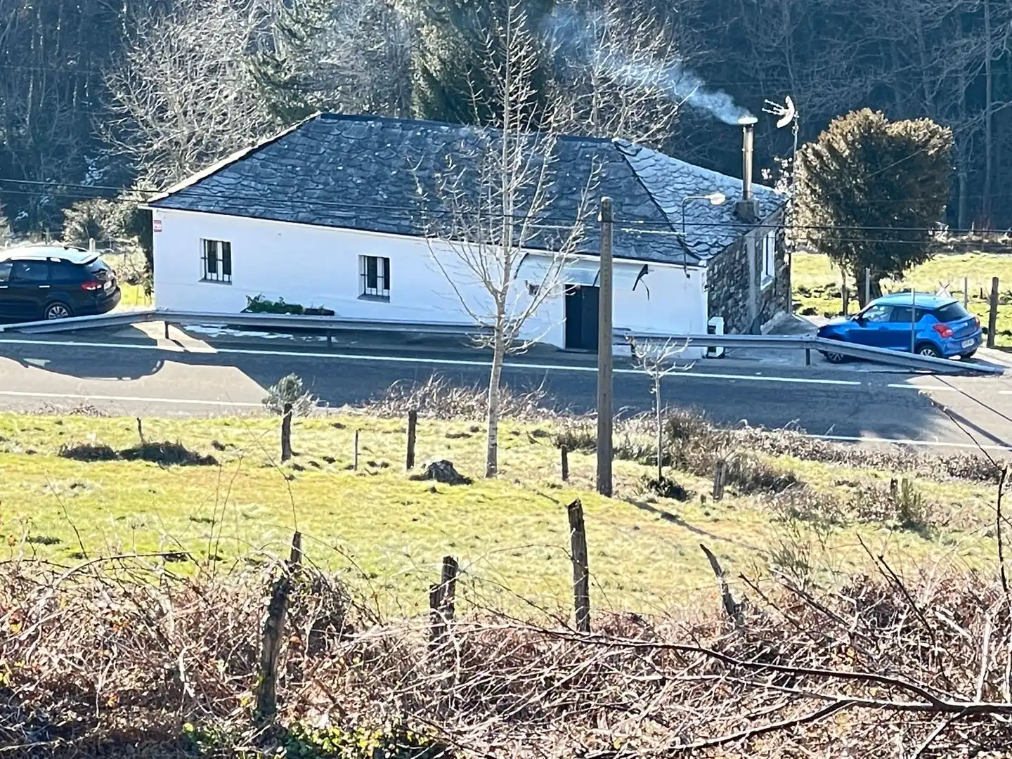 Vista exterior de Finca rústica en venda en Negueira de Muñiz  amb Moblat