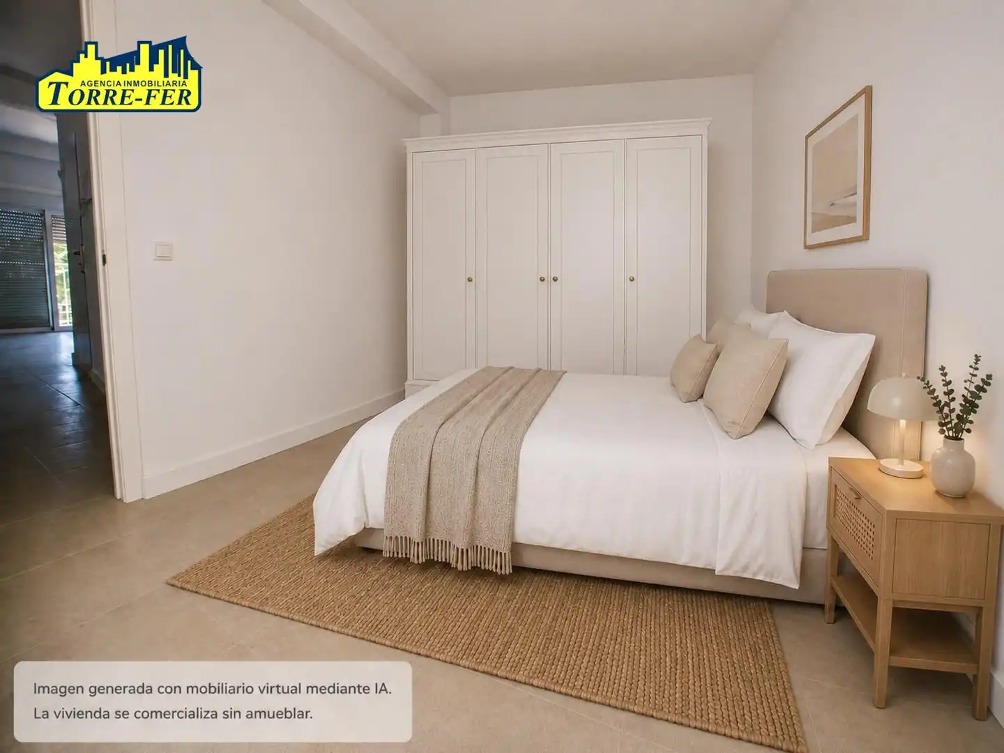Bedroom of Flat for sale in Almería  with Air Conditioner and Terrace