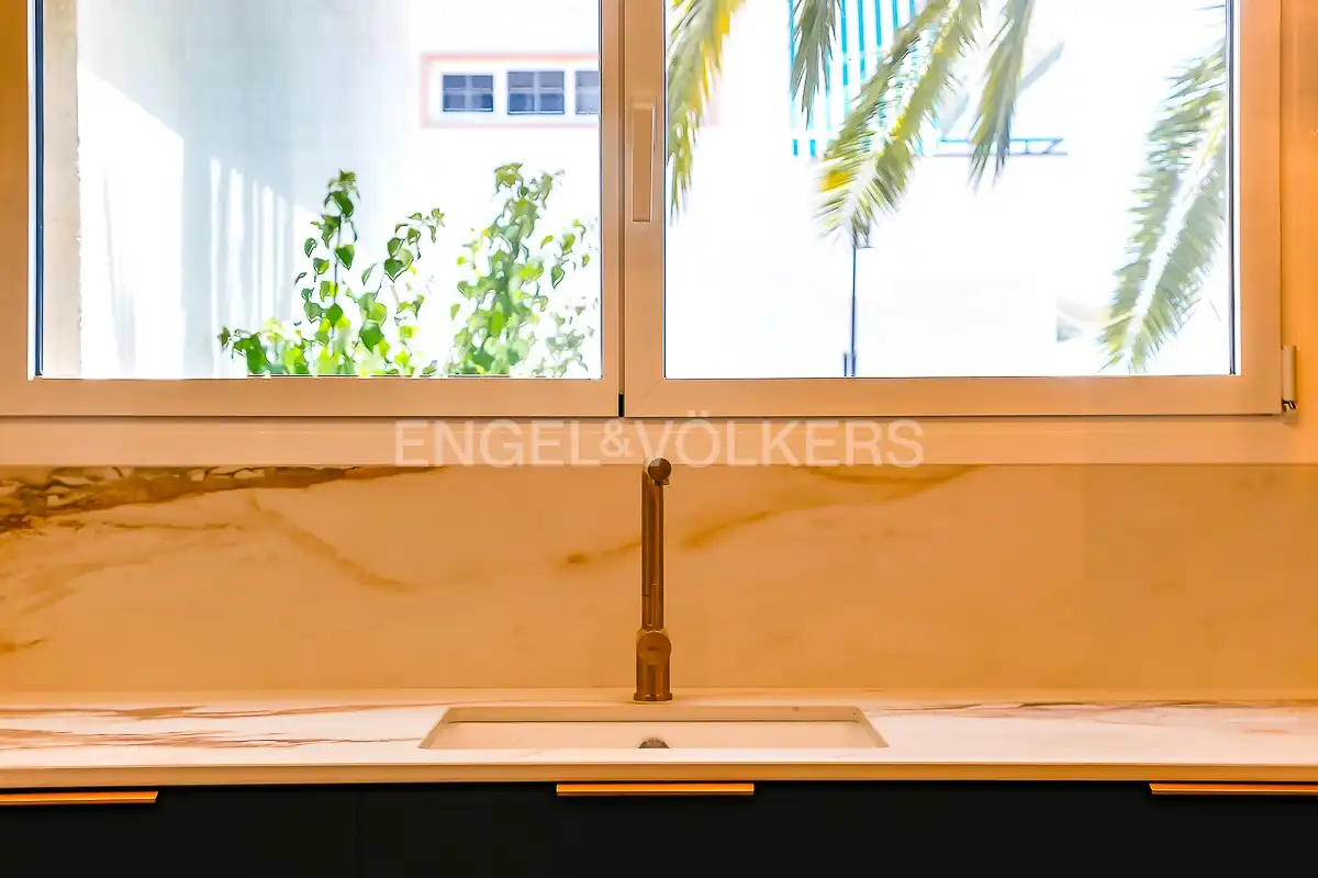 Küche von Wohnung zur Miete in Sitges mit Klimaanlage, Heizung und Schwimmbad