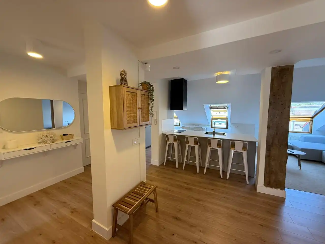 Kitchen of Flat for sale in Castro-Urdiales  with Heating, Parquet flooring and Storage room