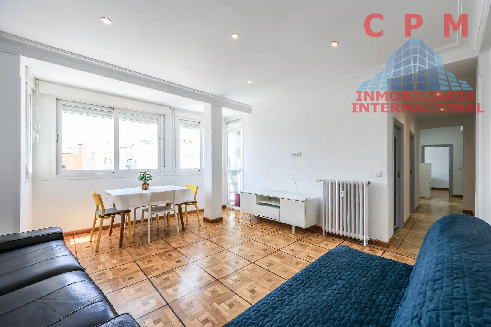 Sala d'estar de Pis de lloguer en Madrid amb Aire condicionat, Calefacció i Parquet