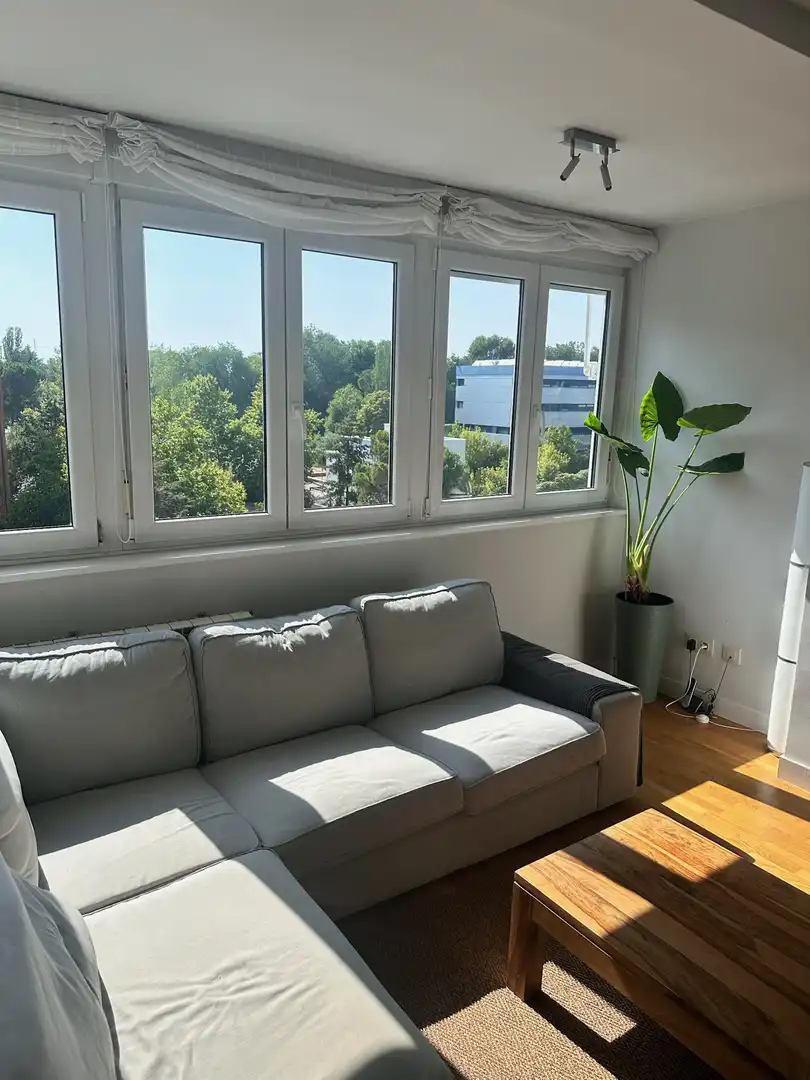 Living room of Flat for sale in Madrid  with Air Conditioner, Parquet flooring and Storage room