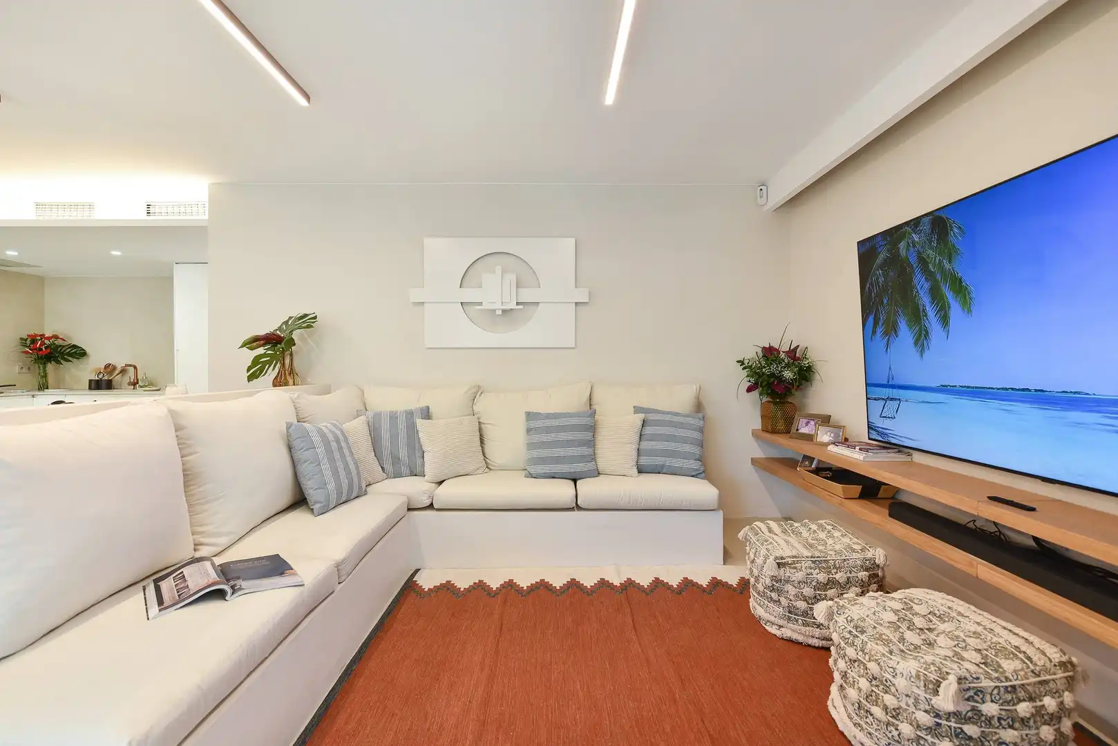 Wohnzimmer von Haus oder Chalet zur Miete in San Bartolomé de Tirajana mit Gemeinschaftspool