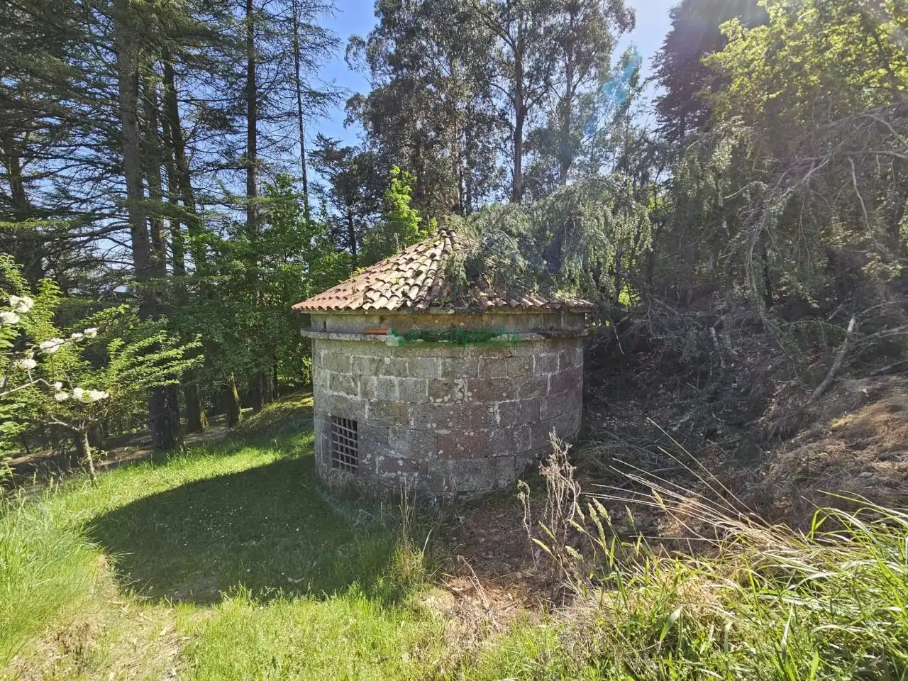 Vista exterior de Finca rústica en venta en A Cañiza   con Calefacción, Jardín privado y Terraza