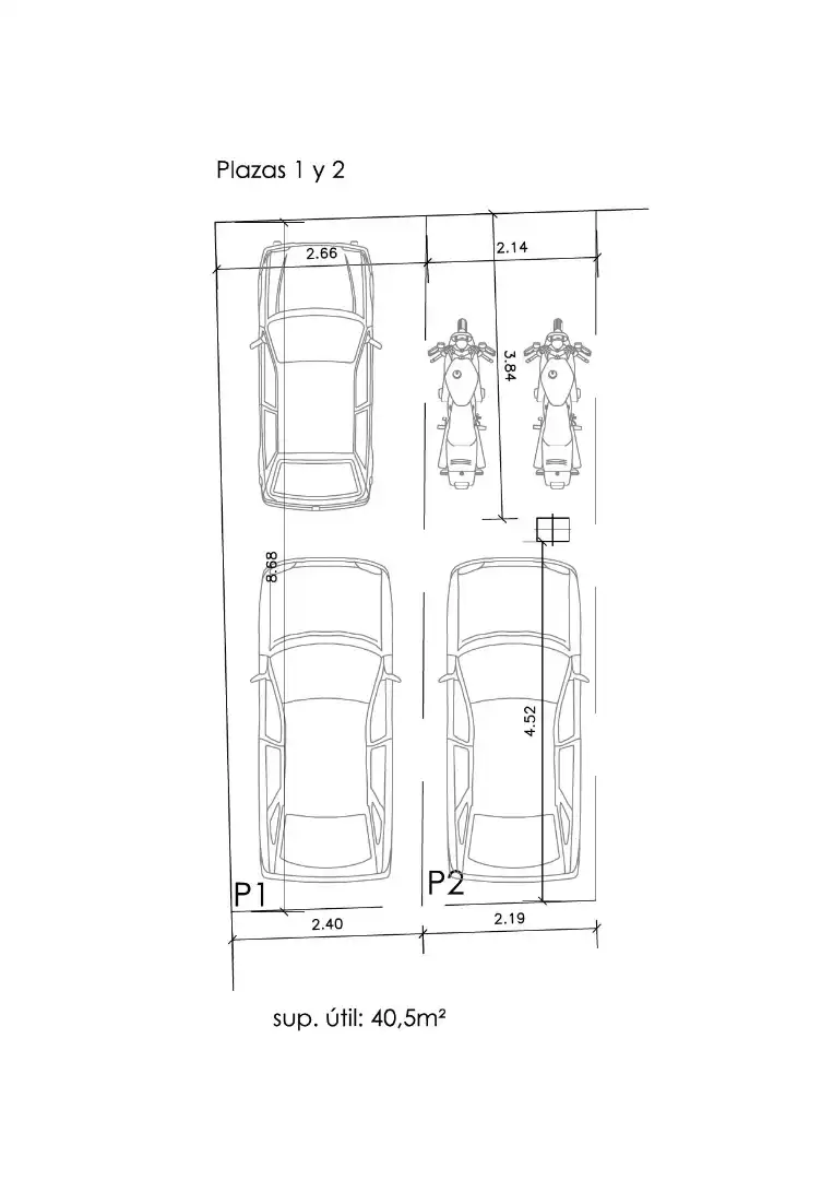 Doppelparkplatz mit Aufzug zur Miete in Carretera de la Marina, imagen 12
