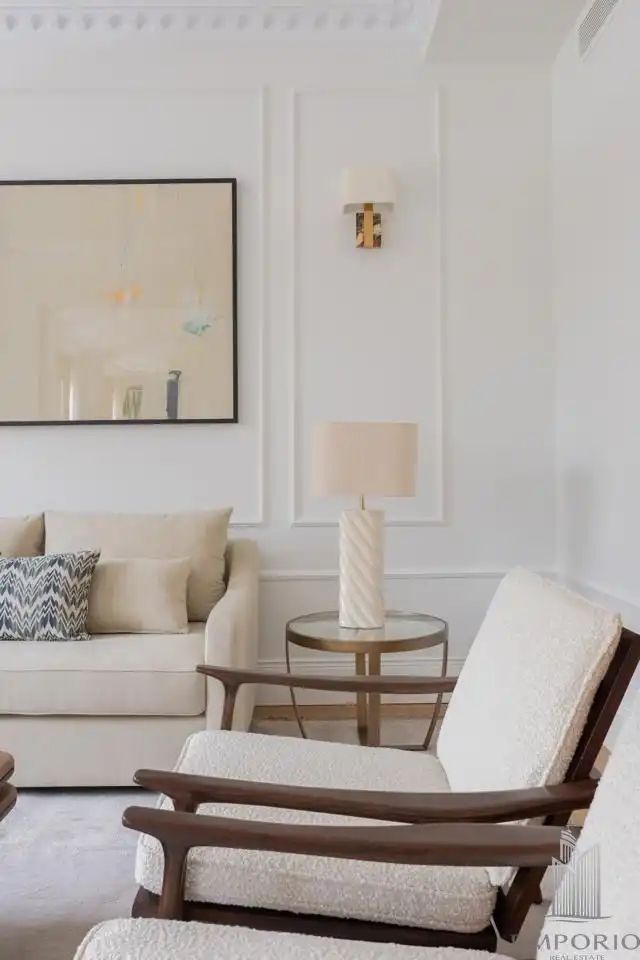 Wohnzimmer von Wohnung zum Verkauf in Madrid mit Klimaanlage, Heizung und Terrasse