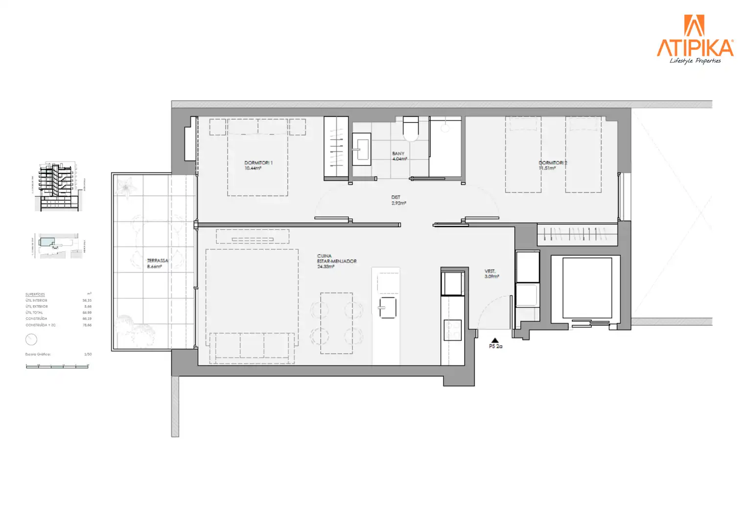 Piso con piscina en venta en Eixample, imagen 8