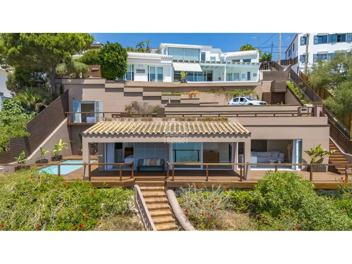 Vista exterior de Casa o chalet en venta en Maó - Mahón con Calefacción, Terraza y Piscina