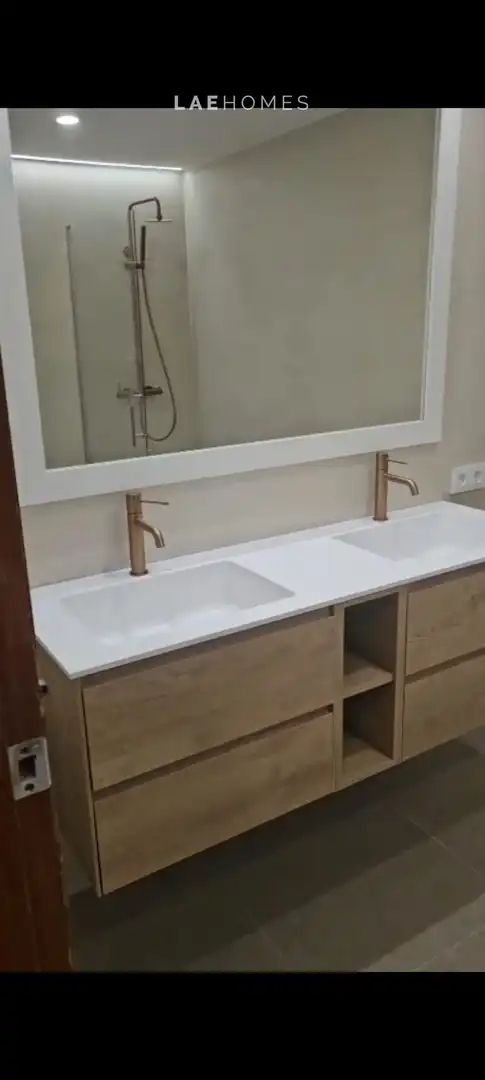 Bathroom of Apartments for rent in Benicasim / Benicàssim  with Air Conditioner, Terrace and Furnished