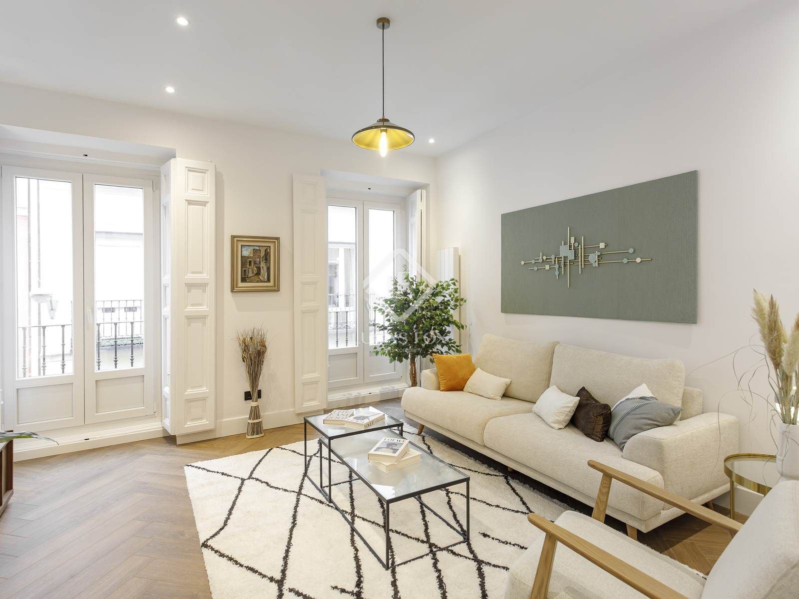 Sala d'estar de Pis en venda en  Madrid Capital amb Aire condicionat, Calefacció i Balcó