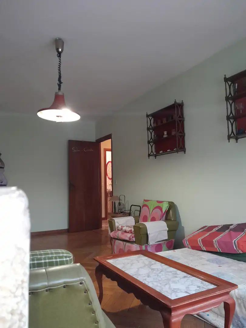 Living room of Flat for sale in Boiro  with Terrace, Storage room and Furnished