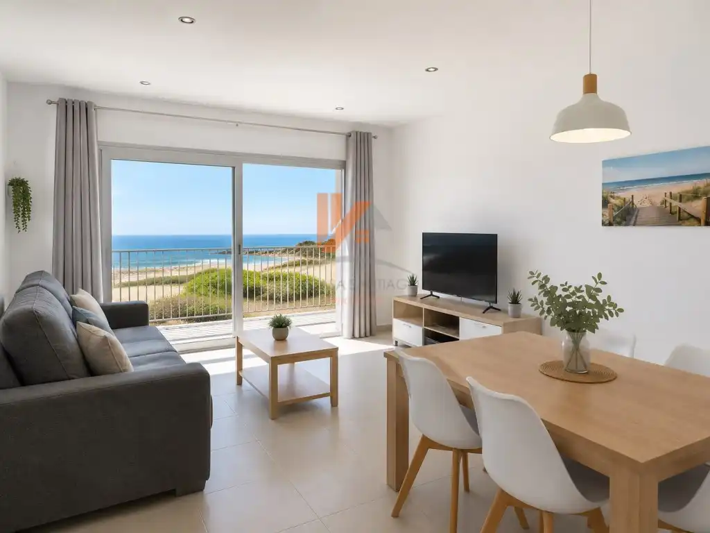 Sala d'estar de Casa o xalet en venda en Porto do Son amb Jardí privat, Terrassa i Moblat