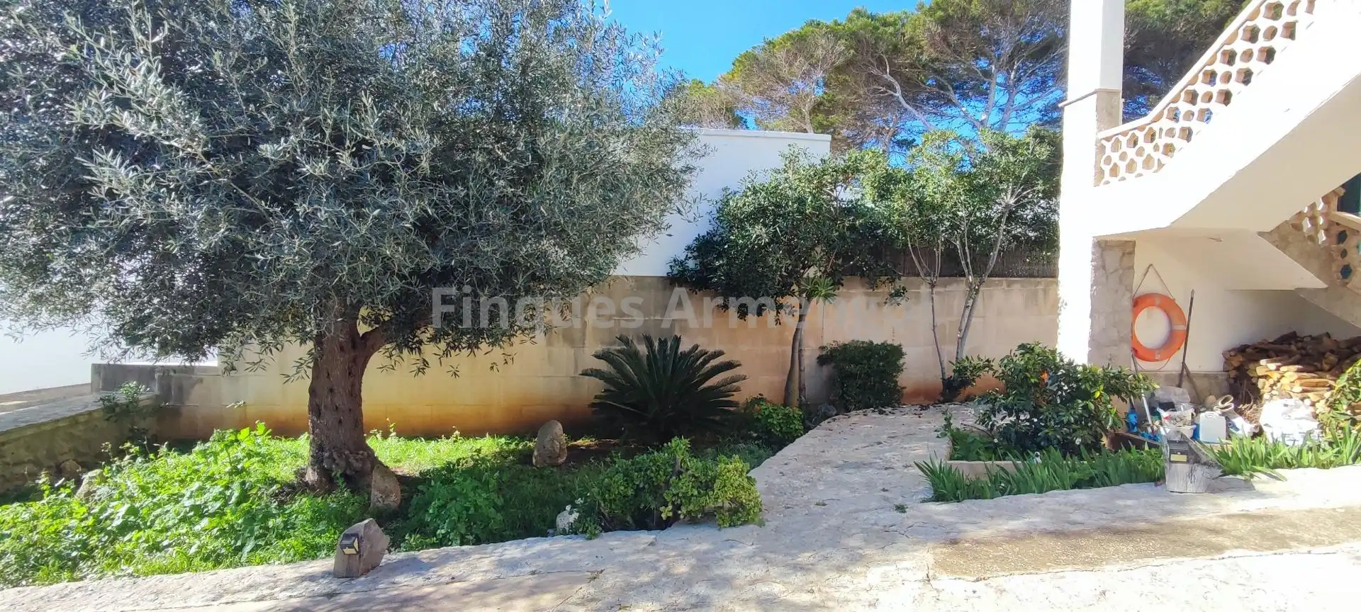 Exterior view of Houses for sale in Sant Lluís  with Private garden and Terrace