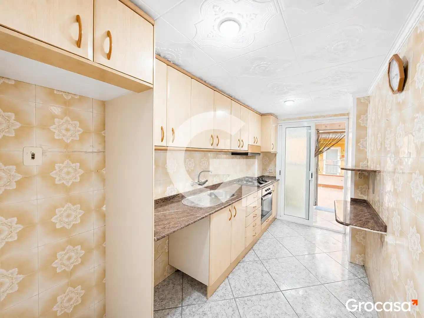 Cocina de Piso en venta en Barcelona con Calefacción, Terraza y Trastero