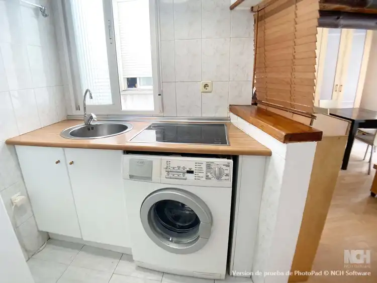 Küche von Wohnung zum Verkauf in Madrid mit Klimaanlage, Heizung und Parkett